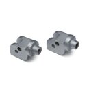 Kuryakyn splined peg adapters silver
