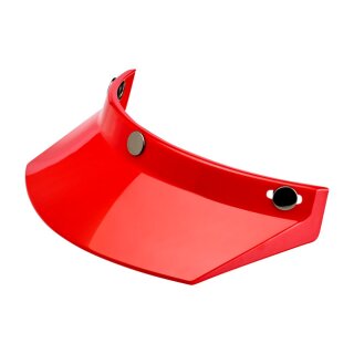 Biltwell Moto visor red