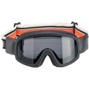 Motorrad Brille Schutzbrille Biltwell Overland 2.0 Racer Goggles Orange Beige
