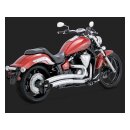 V&H EXHAUST BIG RADIUS 2-2PC CHR.