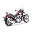 V&H Twin Slash PC slip ons, chrome