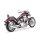 V&H Twin Slash PC slip ons, chrome