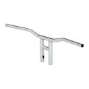 Biltwell Tyson XL T-Bar Lenker 10" chrom für Harley Dyna Softail Sportster