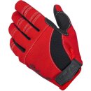 BILTWELL MOTO BIKER MOTORRAD HANDSCHUHE ROT SCHWARZ