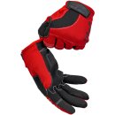 BILTWELL MOTO BIKER MOTORRAD HANDSCHUHE ROT SCHWARZ