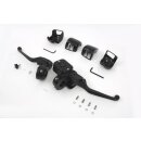 Lenkerarmaturen schwarz für Harley Modelle 96-06...