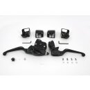 Lenkerarmaturen schwarz für Harley Modelle 96-06  9/16 Bore