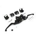 Lenkerarmaturen schwarz für Harley Modelle 96-06  9/16 Bore