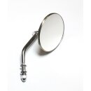3" Antique Style Mirror Brass, Raw