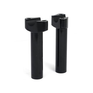 OEM Style Alu Riser geschmiedet schwarz für Harley 5-1/2"