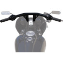 Dragbar Lenker Straight Up T Bar schwarz 12 Zoll für Harley 82-24