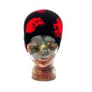 BEANIE RED SKULLS