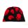 BEANIE RED SKULLS