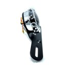 Chrom Bobber Style Custom Motorrad Rücklicht, smoke EC geprüft