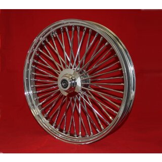 Chrome/Chrome King Spoke wheel Kit 26X3.5" front