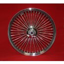 Chrome/Chrome King Spoke wheel Kit 26X3.5" front