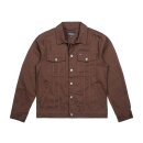 BRIXTON CABLE JACKET WASHED BROWN