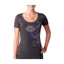 S&S TEE, S&S LOGO, LADIES, GREY, M