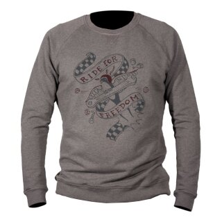DMD SWEATSHIRT FREEDOM BICOLOR GREY