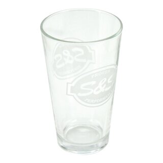 S&S FROSTED PINT GLASS, 16 OZ