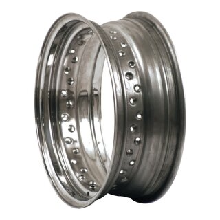 UNCHROMED RIM, 6.00 X 16. 40 SPOKE