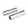 FLAMED BILLET GRIPS, CHROME