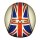 DMD VINTAGE HELMET UK FLAG, WHITE, S