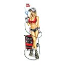LT RED WELDING BABE DECAL