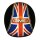 DMD VINTAGE HELMET UK FLAG, BLACK, M1