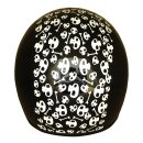 DMD VINTAGE HELMET SKULL, BLACK, XL