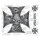LT SKULL MALTESE CROSS DECAL