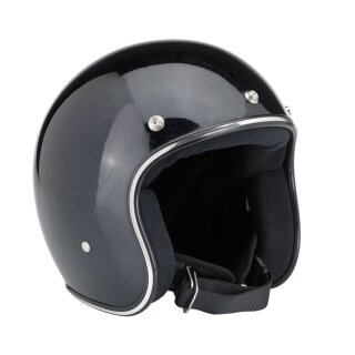 BILTWELL OPENFACE HELMET MIDNIGHT BLACK