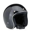 BILTWELL OPENFACE HELMET MIDNIGHT BLACK