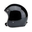 BILTWELL OPENFACE HELMET MIDNIGHT BLACK