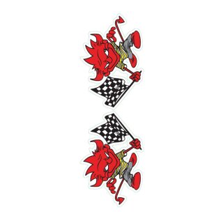 LT DEVIL RACE FLAG DECAL