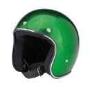 BILTWELL OPEN FACE HELMET GANG GREEN
