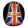 DMD VINTAGE HELMET UK FLAG, BLACK, S