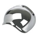 BILTWELL BUBBLE VISOR, CHROME MIRROR