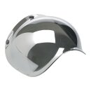 BILTWELL BUBBLE VISOR, CHROME MIRROR