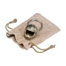Biltwell key fob Lane Splitter helmet, cast white brass