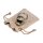 Biltwell key fob Lane Splitter helmet, cast white brass