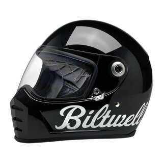 Biltwell Lane Splitter helmet gloss black factory ECE