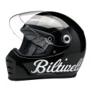Biltwell Lane Splitter helmet gloss black factory ECE