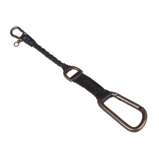 Dickies Vansant leather keychain black