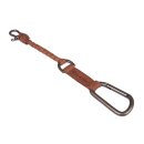 Dickies Vansant leather keychain brown