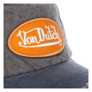 Von Dutch Jack baseball cap orange logo