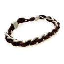 AmiGaz splicer chain & leather bracelet