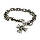 AmiGaz link hack bracelet maltese cross skull