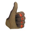 Biltwell Moto Motorrad Handschuhe Braun orange