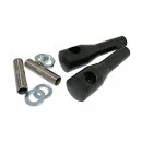 Ritz Alu Riser Big Bone schwarz 150 mm approved